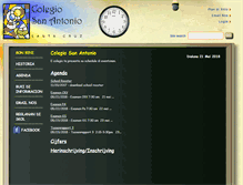 Tablet Screenshot of colegio-san-antonio.org